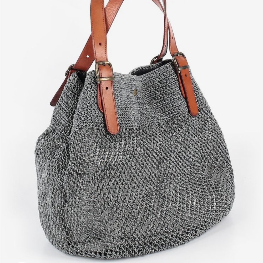 Crochet Macrame Anthropologie Elliot Mann Bag